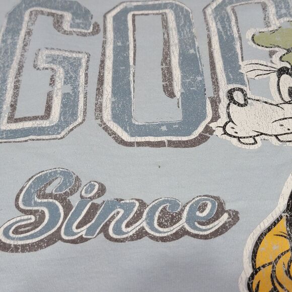 Goofy Shirt, Adult XL, Light Blue Short Sleeve T-shirt - Picture 7 of 8